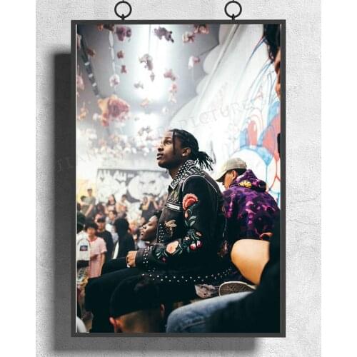 H436 Silk Poster Home Decoration ASAP ROCKY Rap Hip Hop Music Star Wall Art Christmas Gift
