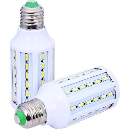 LED Corn Light Lamp Warm/Cold White white 15W replace 150W halogen lamp E27 60 5730 SMD 1500LM LED Corn Bulb 220V/110V
