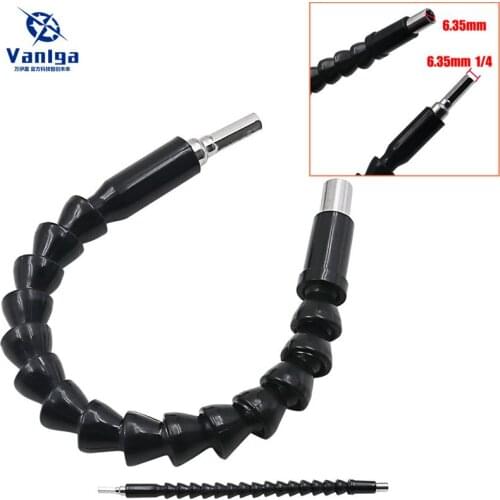 Black Universal Shaft Flexible Bit Extender Flexible Shaft Bits Extention Screwdriver Bit Electric Drill Power Car Repair Tools