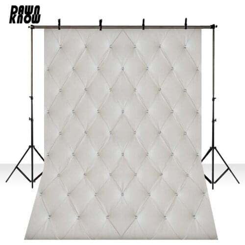 DAWNKNOW Baroque bed headboard tufted Wedding Vinyl Photography Background Polyester Backdrops Printed Photo Studio F2528