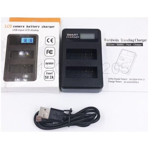 USB LCD Camera Battery Charger EN-EL14 For Nikon D5500 D5100 D5200 D300 D3200 D3100 P7100 P7000