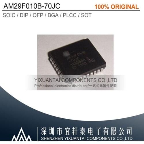 20pcs/lot 50pcs/lot 100pcs/lot Free shipping 100% original AM29F010B-70JC AM29F010B PLCC32