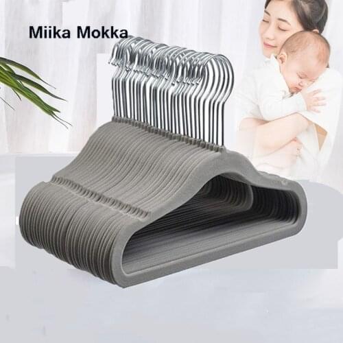 20pcs Kids Clothes Hanger Racks Plastic Display Hangers Windproof Children Coats Hanger Baby Clothing Organizer 30cm