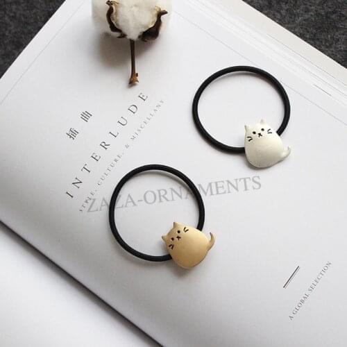 2018 Fashion Kids Jewelry Cartoon Black Elastic Hair Rubber Bands Lovely Cheveux Totoro Hair Rope Women Bridal Hair Accessories