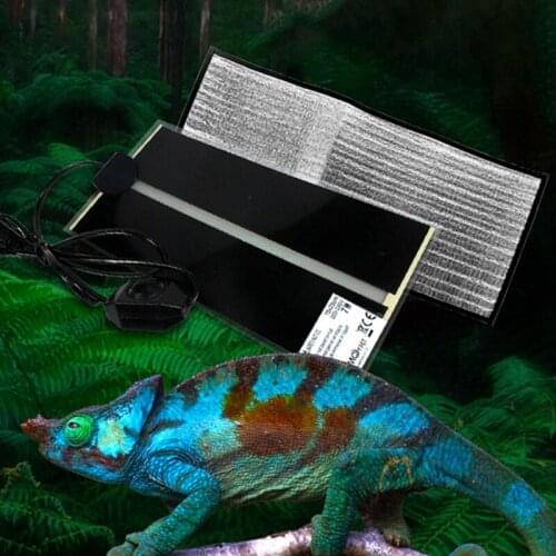 5-20W Pet Warm Heater Reptile Pet Heating Pad Pet Reptile Vivarium Terrarium Warm Heater With Thermostat Controller EU Supplies