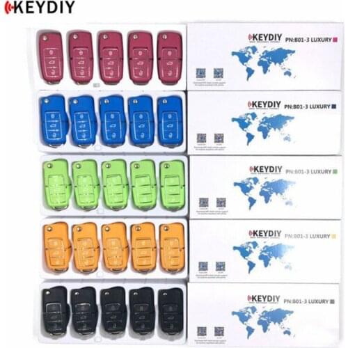 5pcs/lot KEYDIY KD B01-3 LUXURY Multi-color B Series Remote Control For KD900/KD MINI/KD-X2 Key Programmer remote control key