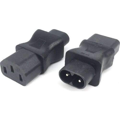 IEC320 IEC 320 C13 to IEC C8, IEC 3Pin female to 2Pin male power adapter Adaptor ,C8 male to iec C13