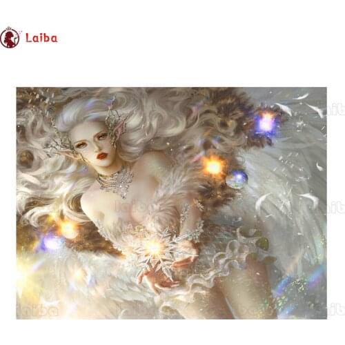 Diy Diamond Painting Fantasy art, sexy elf girl 5D diamond mosaic full square drill diamond embroidery cross stitch picture