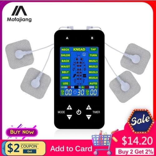 Tens EMS Machine Massager Electronic Pulse Massager Low Frequency Physiotherapy Device Electrical Nerve Muscle Stimulator