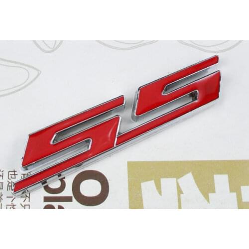 Auto car Red Metal for SS Camaro Emblem Decal Badge Sticker