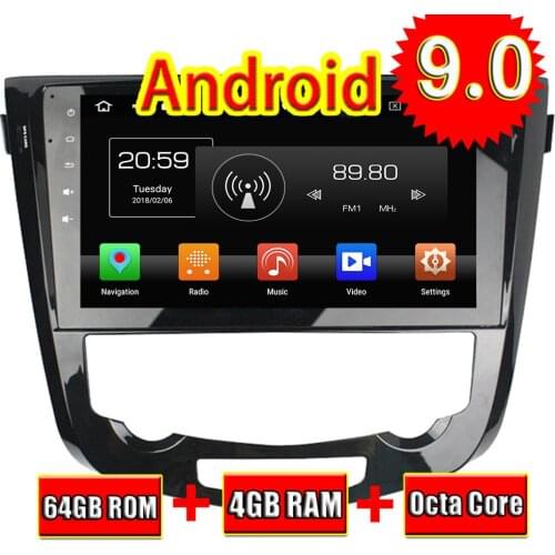 Topnavi Android 9.0 Car Media Center Player For Nissan Qashqai Auto 2013 2014 2015 2016 Radio Stereo 2 DIN GPS Navigation NO DVD