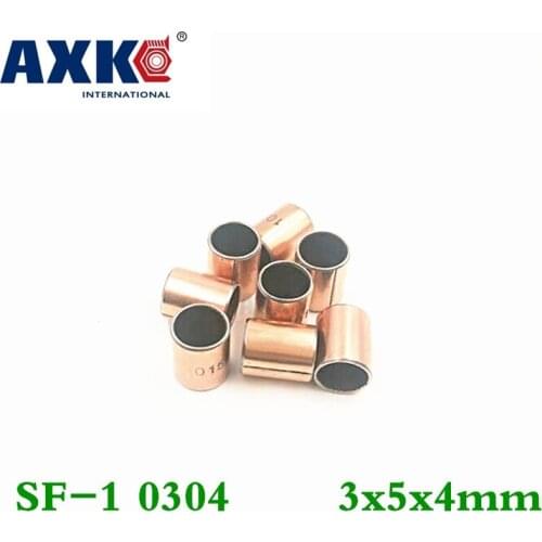 Axk 50pcs Sf-1 0304 3x5x4 Mm Self Lubricating Composite Bearing Bushing Sleeve Free Shipping Sf1