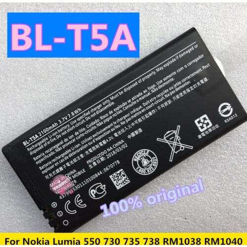 Battery BV-T5C BL-4UL For Nokia Lumia 640 XL 225 330 730 735 550 950 RM-1109 RM-1113 RM-1072 RM-1073 RM-1077 BV T5C/T5A/T5E/T4B