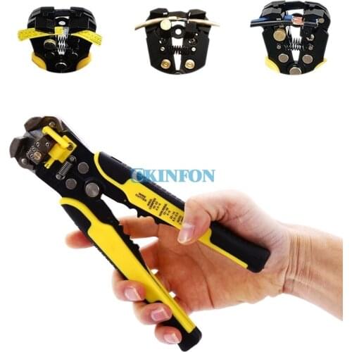 DHL 20PCS Multifunctional Industrial Tool 8 inch Self-adjusting Wire Stripper with Pro Touch Grips