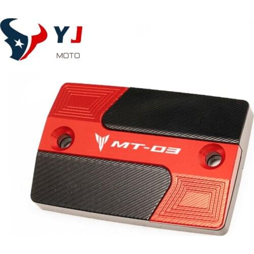 For Yamaha MT03 MT-03 MT 03 2006 2007 2008 2009 2010 Motorcycle CNC Front Brake Fluid Cylinder Master Reservoir Tank Cover Cap