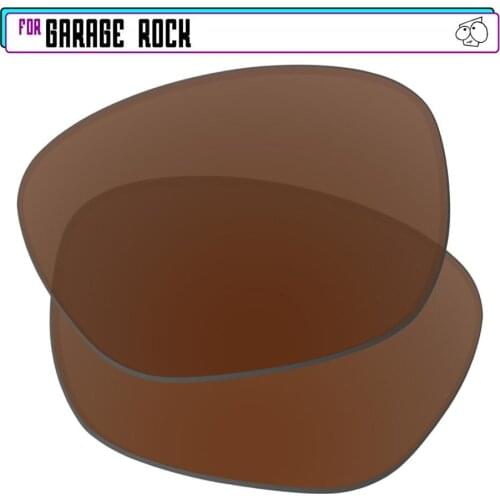 EZReplace Polarized Replacement Lenses for - Oakley Garage Rock Sunglasses - Brown