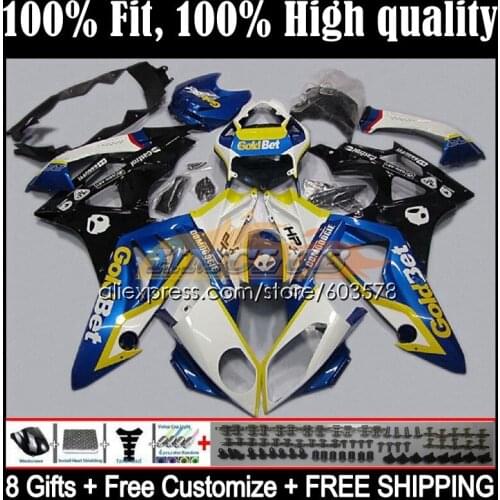 Injection For BMW S1000RR 2009 2010 2011 2012 2013 2014 44CL.19 S 1000 RR 1000RR S1000 RR 09 10 11 12 13 14 Fairing Blue white