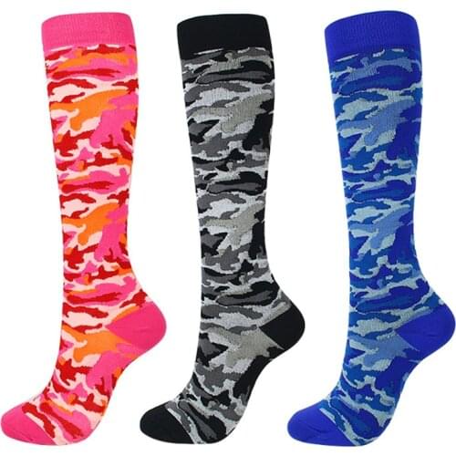 Compression Socks For Men Women Nurses Medical Graduated Nursing Travel Pressure Circulation Anti-Fatigu Knee High Sock