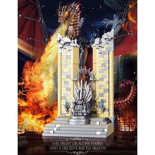 MOC 1146PCS Movies Series Kings Iron Throne Building Blocks Winterfell Blocks Toys For Boys/Child Toy Birthday Christmas Gifts