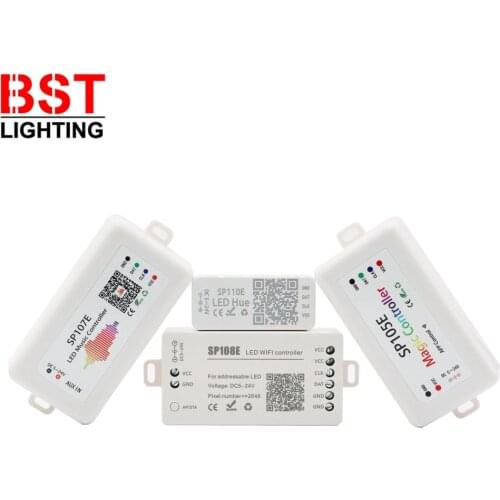 WS2811 WS2812B SK6812 WS2815 Led Strip Light Controller Bluetooth SP105E SP110E WIFI SP108E SP501E Music SP107E SP601E DC5V-24V