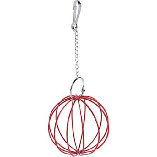 1Pcs Round Sphere Rabbit Feeder Dispense Creative Hanging Hay Hollow Ball For Guinea Bunny Hamster Small Animal Feeding Supplies