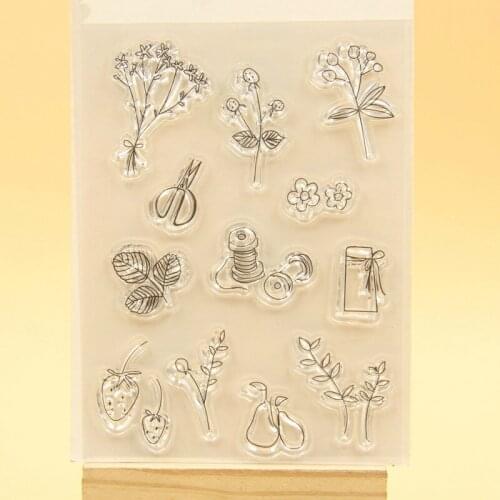 KSCRAFT New Transparent Clear Silicone Stamp/Seal for DIY scrapbooking/photo album Decorative clear stamp sheets 216