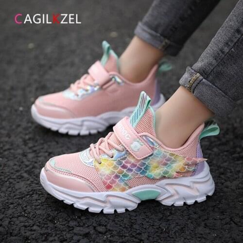 CAGILKZEL 2021 Summer High Quality Kids Sports Shoes For Gilrs Fashion Casual Running Children Sneakers Shoes Boys Basket Enfant