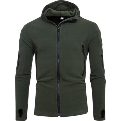 HOT 2019 Outdoor winter antumn Mens bump color zipper cardigan fleece jogging training running sportswear long-sleeved jacket