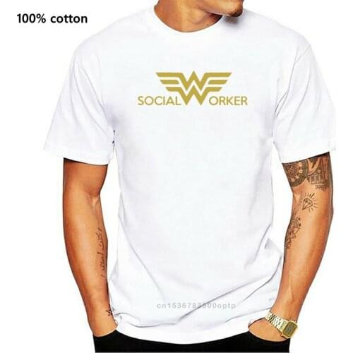 Men Funny T Shirt Fashion tshirt Social Worker Wonder Women Women t-shirt