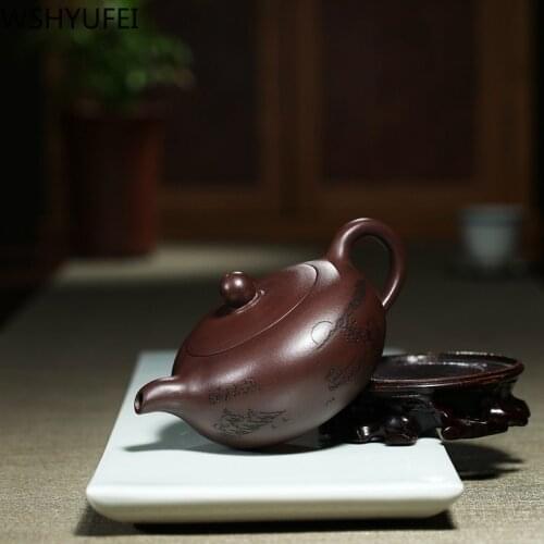 New style Handmade purple sand teapot Heat resistant Tea set tea set Dahongpao teapot Household drinking utensils WSHYUFEI