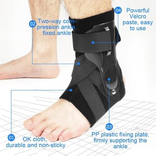 Support Brace Elastic Compression High Quality Protector ToolsAnkle Sleeve Sport Relief Pain Foot Stabilizer Foot Guard Durable