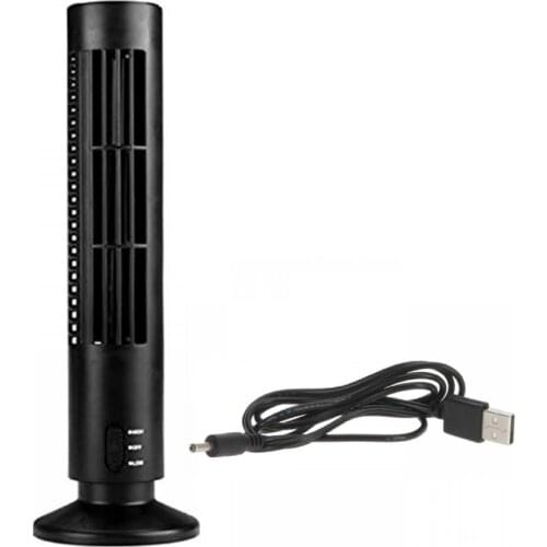 Portable Mini Fan Vintage Tower-Shape Humidification Table Air Cooler fan for Office Home Air Conditioning Low Noise