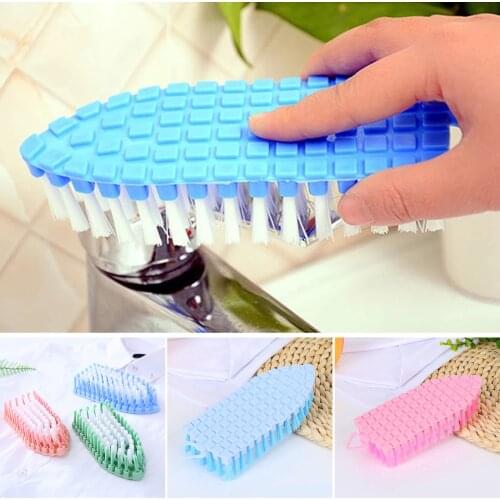 Bendable Flexible Scrub Brush Multi Purpose Heavy Duty Kitchen Cleaning Tool with Comfort Grip & Stiff Bristles C1