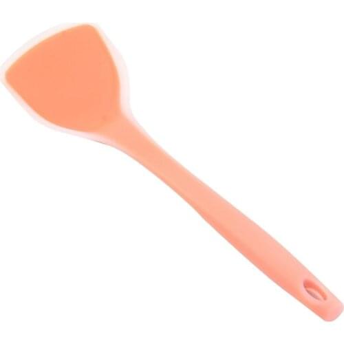 Silicone Spatula For Cooking Non-Stick Translucent Nylon Seamless Frying Pan Cooking Spatula Mixing Accessories Kitchenware