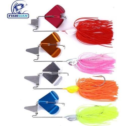 Spinner Bait Fishing Lure Weights 22g Spinnerbait Articulos De Pesca Isca Artificial Whopper Plopper Metal Bait