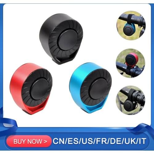 New Bike Bell USB Charging Cycling Bells Horn MTB Warning Safety Electric Bell Police Siren Bicycle Handlebar Alarm Ring Bell