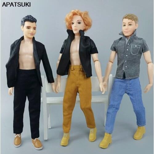 1/6 Boy Doll Clothes Hip Hop Handmade Pants For Ken Doll Trousers For Barbie Boyfriend Ken Prince Male Boy Doll Casual Wear