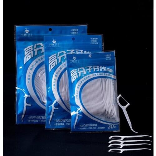 30/50/100pcs White Dental Floss Pick Tooth Cleaner Sticks Oral Hygiene Care Teeth Interdental Cleaning Flosser Toothpick Tool
