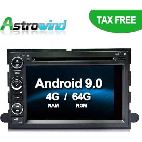 64G ROM Android 9.0 Car GPS Navigation Stereo Media Radio For Ford Explorer Fusion F150 F500 F450 Mustang Edge Expedition