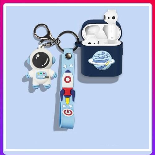 For Xiaomi Mi Air 2s Case Wireless Bluetooth Earphone Case Astronaut Cartoon Accessories Protect Cover For Xiaomi AirDots Pro 2