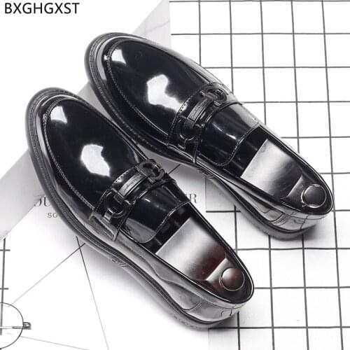 Black Mens Loafers Shoes Luxury Casual Business Shoes Men Dress Shoes Mens Fashion Office 2021 Chaussure Homme Zapatos De Hombre