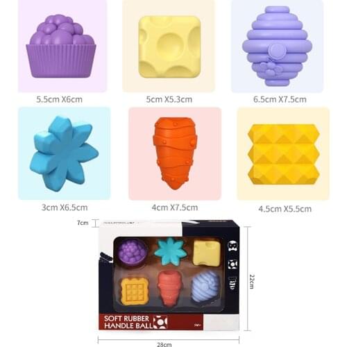 Children Ball Toys Soft Toy Early Educational Toys Sound Toys Multi Develop Massage Soft Ball