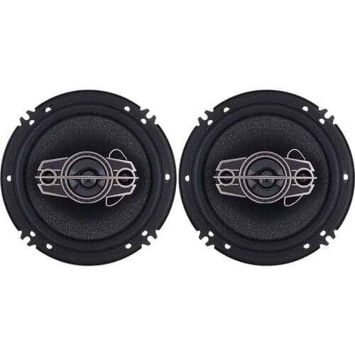 2pcs 6.5Inch 4 Way Car Coaxial Speaker Vehicle Car Audio Music Stereo 20dB Car HIFI Speaker 600W Car Full Range Speaker Horn