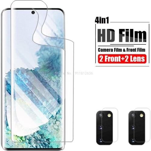 Hydrogel Film For Samsung Note 20 Ultra Full Cover For Samsung Galaxy S20 Plus Screen Protector S 20 Camera Lens Protective Film