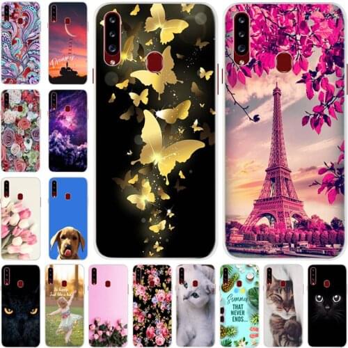 Fashion Beautiful Case For Samsung Galaxy A20S Case 6.5" Samsung A20S A207F Back CoverTpu Soft Silicone Bumper Galaxy A 20 S 20S