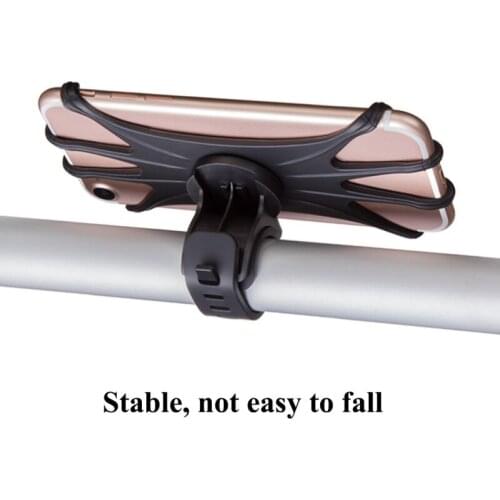 MTB Bicycle Rack Universal Silicone Cycling Motorcycle Mobile Cellphone Holder for Mobile Phone Mount Band Bike Clip