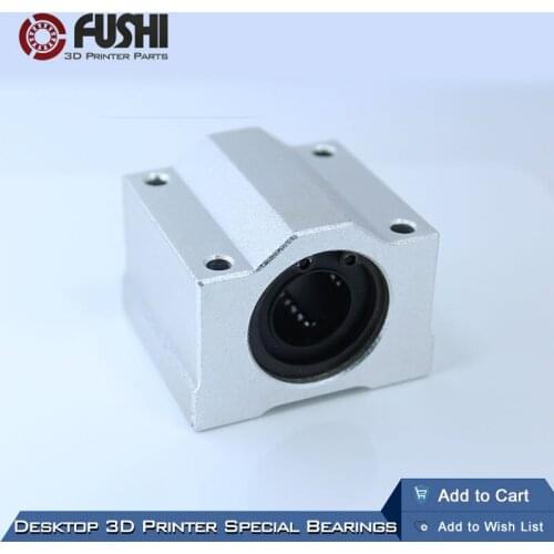 Desktop 3D Printer Special Linear Motion Ball Bearings Slide Unites SC6UU SC8UU SC10UU SC12UU ( 1 PCS) For Makebot Prusa i3 CNC
