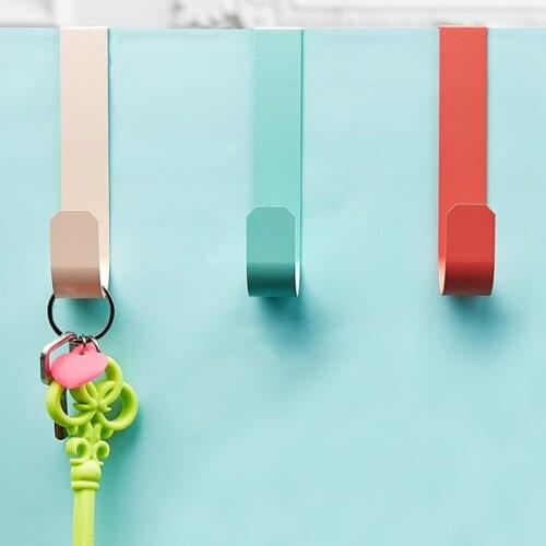 New 6-Color Door Hook Door Back Hook Buckle Towel Clothes Kitchen Pendant Storage Hanger Hook Back Door Hanger 5KG