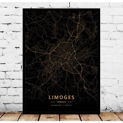 Paris Limoges Lyon Marseille Metz Montpellier Mulhouse Nancy France Nantes Nice Nimes Orleans Pau Perpignan France Poster