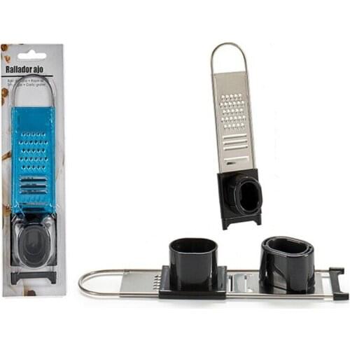 Grater Garlic Black Metal (4 x 27 x 7 cm)